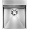 CM PRONTA CONSEGNA - SPEDIZIONE IMMEDIATA Lavello da Incasso 1 Vasca Monovasaca 45 x 50 cm Slim Acciaio Inox Vintage con fascia miscelatore FILORAGGIATO MIX VINTAGE CM 072043.X1.01.2063 072043XCSSP