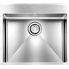 CM PRONTA CONSEGNA - SPEDIZIONE IMMEDIATA Lavello da Incasso 1 Vasca Monovasaca 57 x 50 cm Slim Acciaio Inox Vintage con fascia miscelatore FILORAGGIATO MIX VINTAGE CM 072044.X1.01.2063 072044XCSSP