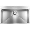 CM PRONTA CONSEGNA - SPEDIZIONE IMMEDIATA Lavello da Incasso 1 Vasca Monovasaca 85 x 50 cm Slim Acciaio Inox Vintage con fascia miscelatore FILORAGGIATO MIX VINTAGE CM 072048.X2.01.2063 072048XCSSP
