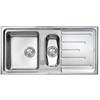 CM PRONTA CONSEGNA - SPEDIZIONE IMMEDIATA Lavello da Incasso 1 Vasca e Vaschetta Reversibile 100 x 50 cm Sopratop Acciaio Inox satinato BRANDO CM 015105.X2.01.2033 015105RCSSP