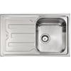 CM PRONTA CONSEGNA - SPEDIZIONE IMMEDIATA Lavello da Incasso 1 Vasca con gocciolatoio a Sinistra 79 x 50 cm Sopratop Acciaio Inox satinato CM CRISTAL 010011.D1.01.2018 - 010011 DCSSP