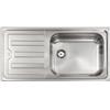 CM PRONTA CONSEGNA - SPEDIZIONE IMMEDIATA Lavello da Incasso 1 Vasca con gocciolatoio a Sinistra 100 x 50 cm Sopratop Acciaio Inox satinato CM CRISTAL 010016.D1.01.2018 010016 DCSSP
