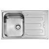 CM PRONTA CONSEGNA - SPEDIZIONE IMMEDIATA Lavello da Incasso 1 Vasca con gocciolatoio a Destra 82 x 51 cm Filotop Acciaio Inox satinato CM CRISTAL FILOTOP 010041.S1.01.2018 010041 SCSSP