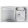 CM PRONTA CONSEGNA - SPEDIZIONE IMMEDIATA Lavello da Incasso 1 Vasca con Gocciolatoio a Sinistra 86 x 50 cm Sopratop Acciaio Inox satinato CM MATICO 011643.D1.01.2018 011643 DCSSP