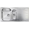 CM PRONTA CONSEGNA - SPEDIZIONE IMMEDIATA Lavello da Incasso 1 Vasca e Vaschetta con gocciolatoio a Destra 100 x 50 cm Sopratop Acciaio Inox satinato CM COMETA 011445.S1.01.2018 011445 SCSSP