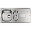 CM PRONTA CONSEGNA - SPEDIZIONE IMMEDIATA Lavello da Incasso 1 Vasca e Vaschetta con gocciolatoio a Destra 100 x 50 cm Sopratop Acciaio Inox satinato CM PIZZICA 011345.S1.01.2018 011345 SCSSP