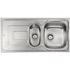 CM PRONTA CONSEGNA - SPEDIZIONE IMMEDIATA Lavello da Incasso 1 Vasca e Vaschetta con gocciolatoio a Sinistra 100 x 50 cm Sopratop Acciaio Inox satinato CM PIZZICA 011345.D1.01.2018 011345 DCSSP