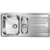CM PRONTA CONSEGNA - SPEDIZIONE IMMEDIATA Lavello da Incasso 1 Vasca e vaschetta con gocciolatoio a Destra 100 x 50 cm Sopratop Vasca Saldata Acciaio Inox satinato CM ATLANTIC 010545.S1.01.2018 010545 SCSSP
