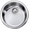 CM PRONTA CONSEGNA - SPEDIZIONE IMMEDIATA Lavello da Incasso 1 Vasca Circolare diametro 435 mm Sopratop Acciaio Inox satinato Piletta 3,5 Pollici CM CINZIA 011949.X0.01.2016 011949 XCSSX