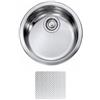 CM PRONTA CONSEGNA - SPEDIZIONE IMMEDIATA Lavello da Incasso 1 Vasca Circolare diametro 375 mm Sottotop Acciaio Inox antigraffio CM CINZIA SOTTOTOP 011991.X0.01.2016 011991 XCSSX