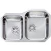 CM PRONTA CONSEGNA - SPEDIZIONE IMMEDIATA Lavello da Incasso 2 Vasche 732 x 480 mm Sottotop con Vasca Grande a Destra Acciaio Inox satinato CM CINZIA SOTTOTOP 011950.D0.01.2018 011950 DCSSP