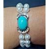 no Bracciale perle di majorca con susta braccialetto doppio filo di perle da mm08