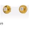 Orecchini oro giallo 18 kt 750 punto punti luce diamanti 0,40 ct -164/VE-