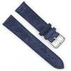Cinturino orologio pelle scamosciato blu nero marrone beige 18-19-20-22-24mm