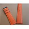 14 16 18 20 22 MM Bracciale In Vera Pelle Intrecciato A Righe Arancione