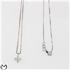 Collana oro bianco 18 kt 750 punto luce diamante 0,45 ct -351/VE-Botecchi 326...