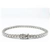 Bracciale tennis in oro bianco 18 Kt 750 diamanti 4,00 ct -1130/ST-