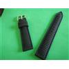 20 MM Braccialetto Fori Bombato Impermeabile Gomma Nero Moda Blu