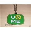 WWE Ciondolo John Cena Verde Wrestling WWE Collana Catena Metallo