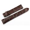 Crocodile Cinturino Orologi Alligatore MADE IN ITALY Marrone Vera Pelle ANSA 16mm Handmade