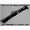 18 19 20 21 O 22 MM Solido Braccialetto Oyster Acciaio Nero PVD Su Cappio