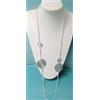 Unoaerre da99€ OUTLET 1AR UNOAERRE COLLANA LUNGA 100CM DONNA OTTONE RODIATO MEDAGLIE