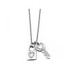 2 Jewels NUOVA COLLANA FIRMATA DONNA RAGAZZA 2JEWELS CHIAVE LUCCHETTO CRISTALLI SWAROVSKI