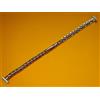 6 7 8 9 O 10 MM BRACCIALE ORIGINALE IN ACCIAIO ANNI 50 N.O.S. MANIGLIE FISSE