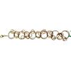 BRACCIALE DONNA BRACCIALE BRACCIALETTO DADONNA ARGENTO ROSATO AD ANELLI LAVORATI CON CHIUSURA