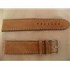 22 MM Comodo Braccialetto Agnello Autentica Marrone Chiaro " Miele Moda Claire