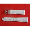 22 MM Braccialetto Coccodrillo Autentica Bianco Top Qualità Lusso 16 Lato Cappio