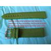 20 MM Braccialetto pelle di Squalo Autentica Levigato Verde Foresta Grano Rasch