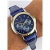 MX ONDA Orologio Mx Onda Multifunzione Quarzo Movimento VX3J Blu Unisex 34mm Analogico