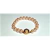 Bracciale donna perle rosa madreperla da mm10 legate con chiusura ad incastro