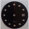 Quadrante tipo Rx nero con zirconi per calibro ETA 956.112-F03.111-Ronda 775