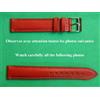 Magna Carta 15 MM Braccialetto Alta Qualità Pelle Di Vitello Rosso Su Solido Moda Color