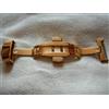 Per Braccialetto 24 MM Cappio Originali Farfalla 22mm Placcata Oro Giallo A Push