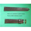 14 Mm Bellissimo Bracciale In Vero Lucertola Marrone Scuro Di Qualità Francese