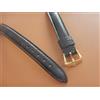 Tissot 10 MM Braccialetto Tissot Lucertola Java Nero Cucito Cappio Dorata Firmata. O. S