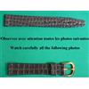 16 Mm Bracciale Faco Alligatore Grigio Kaki Ideale Per Le Lip O Yema Anni 60