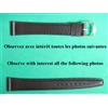 Bracelet Montre 17 mm Vera Pelle di Cammelbox Marrone Scuro CUCITO Artigianale