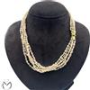 Collana perle chicco di riso oro giallo 18 kt 750 -510/VE-