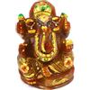 Naturale 2125 CT Oro Arte Lavoro Giada Lord Ganesha Statuetta Induismo