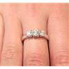 Recarlo Anello trilogy Recarlo ZP 830/080 in oro bianco 18 ct 750 e diamanti ct 0,83