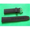 Bracelet Solido In Gomma A Celle 20 mm Racing Nautic Rallye Nero Couture Giallo