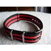 22 MM Braccialetto Nato James Bond Pepsi " Nero Rosso Ideale Lip Nautic Sci O