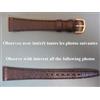 Cobra Bracciale Cucito In Vero Vitello Grana Nera 14 Mm Super Rapporto Qualità Prezzo