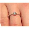 Recarlo SOLITARIO RECARLO IN ORO BIANCO 18 CT 750 E DIAMANTE MADE IN ITALY