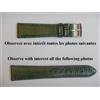 20 MM Braccialetto Cucito Pelle Lucertola Java Autentica Verde Stile A 16 Lato
