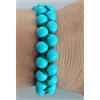 Bracciale intreccio d'amore in pasta di turchese regolabile braccialetto perline